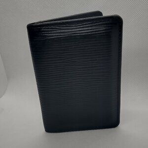 Louis Vuitton Men's Epi Leather Card Holder - Black